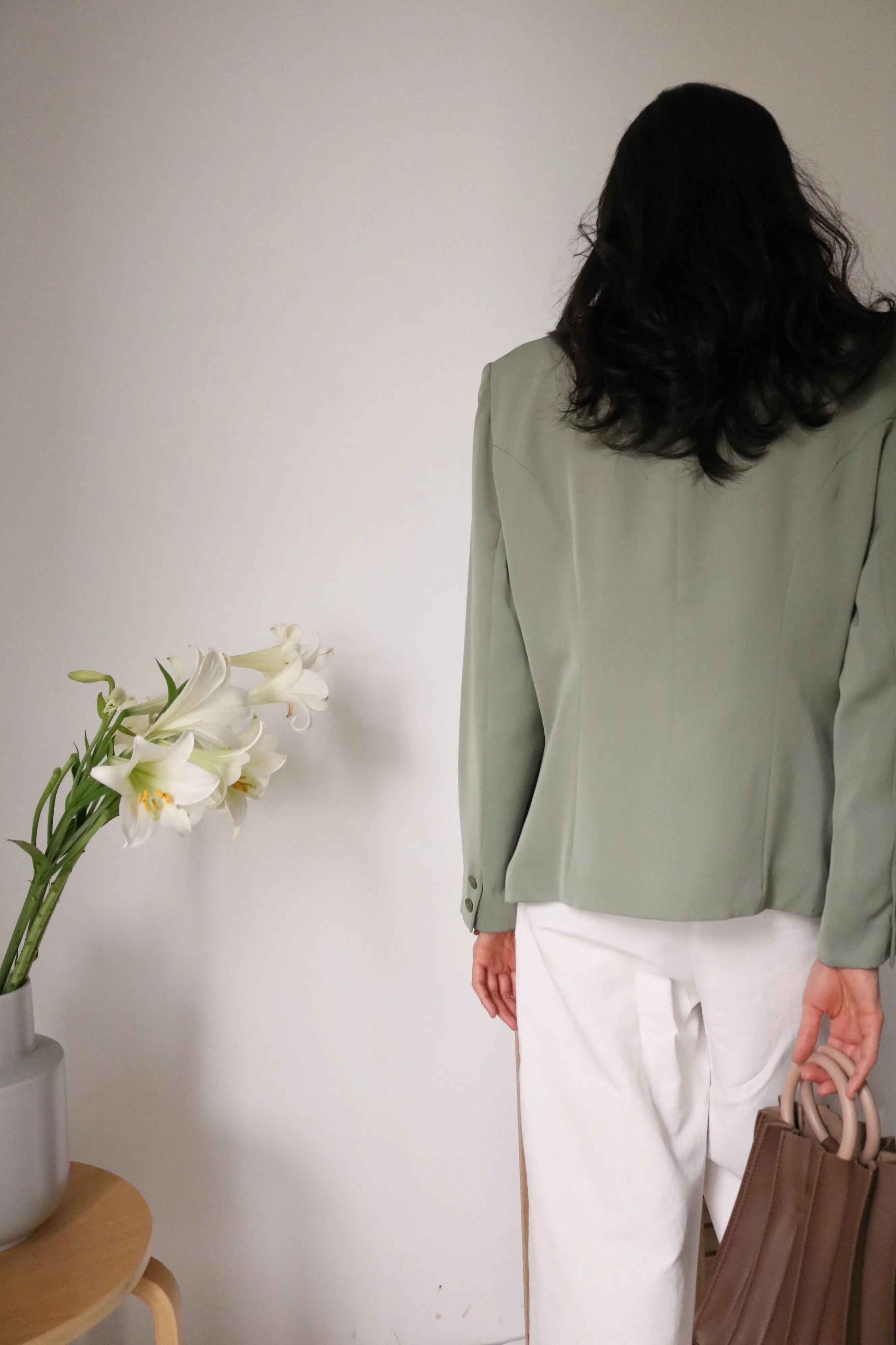 palmira suit set {Japanese vintage}-sage