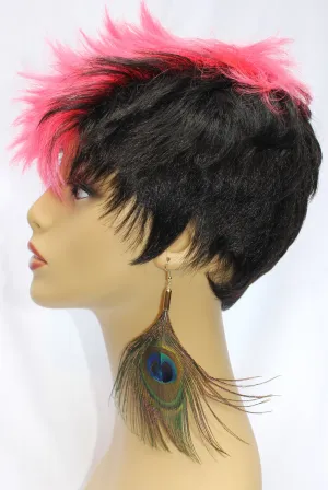 Peacock Feather Earrings