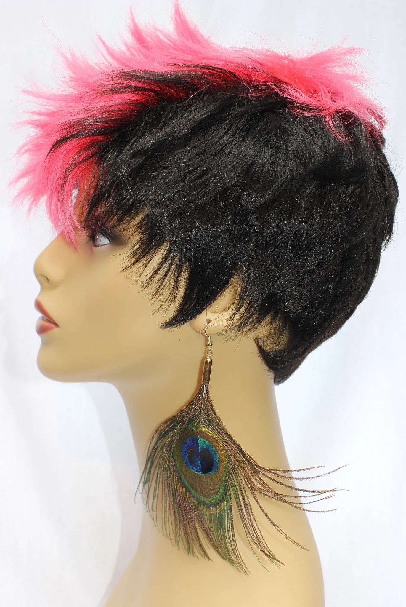 Peacock Feather Earrings
