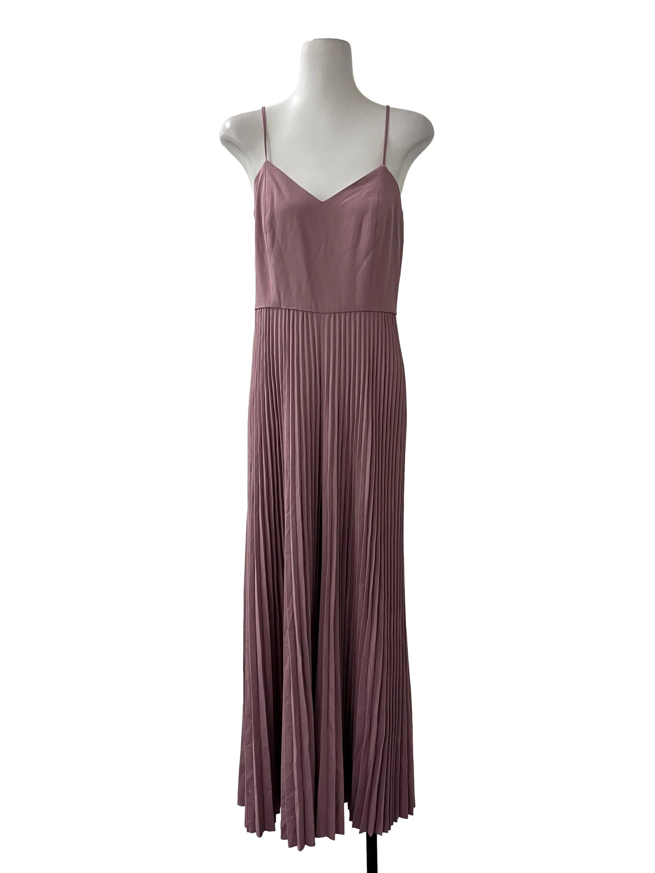Pink Pleated Jumpsuit