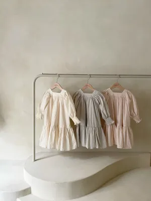 Puff Sleeves Dress (Little One)