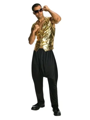 Rapper 80s 90s Gold Vest