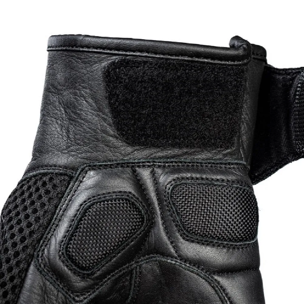 Raven Carbon Racer Yellow Motorcycle Leather Gloves