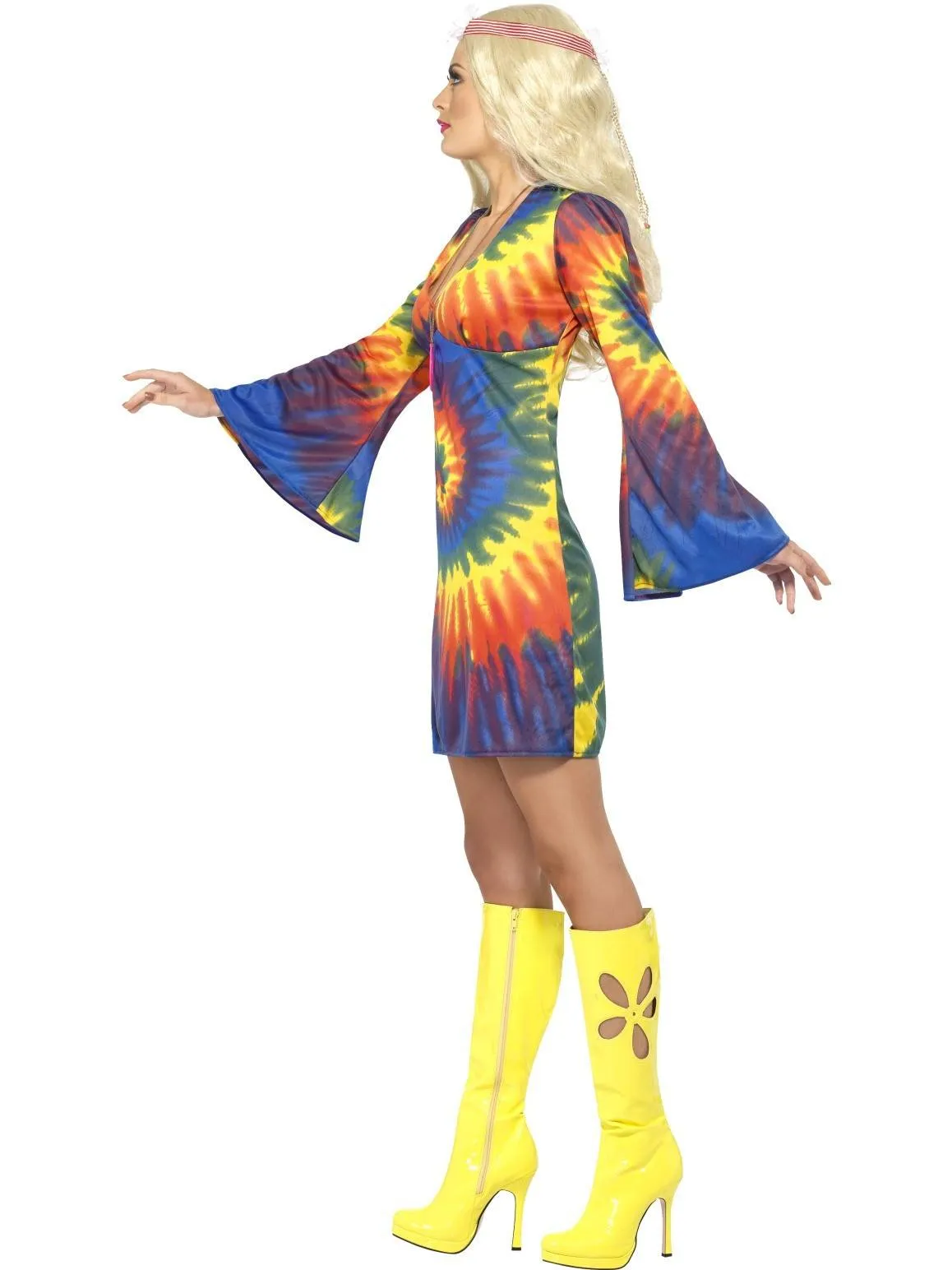 Retro 1960's Tie Dye Womens Costume