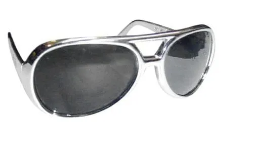 Rock N Roll Silver Men's The King  Sunglasses