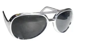 Rock N Roll Silver Men's The King  Sunglasses