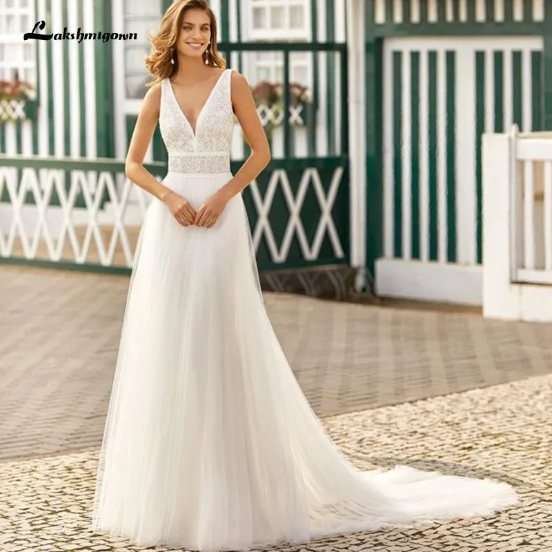 Roycebridal Lace Wedding Dresses O Neckline Half Long Sleeves