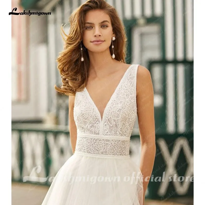 Roycebridal Lace Wedding Dresses O Neckline Half Long Sleeves