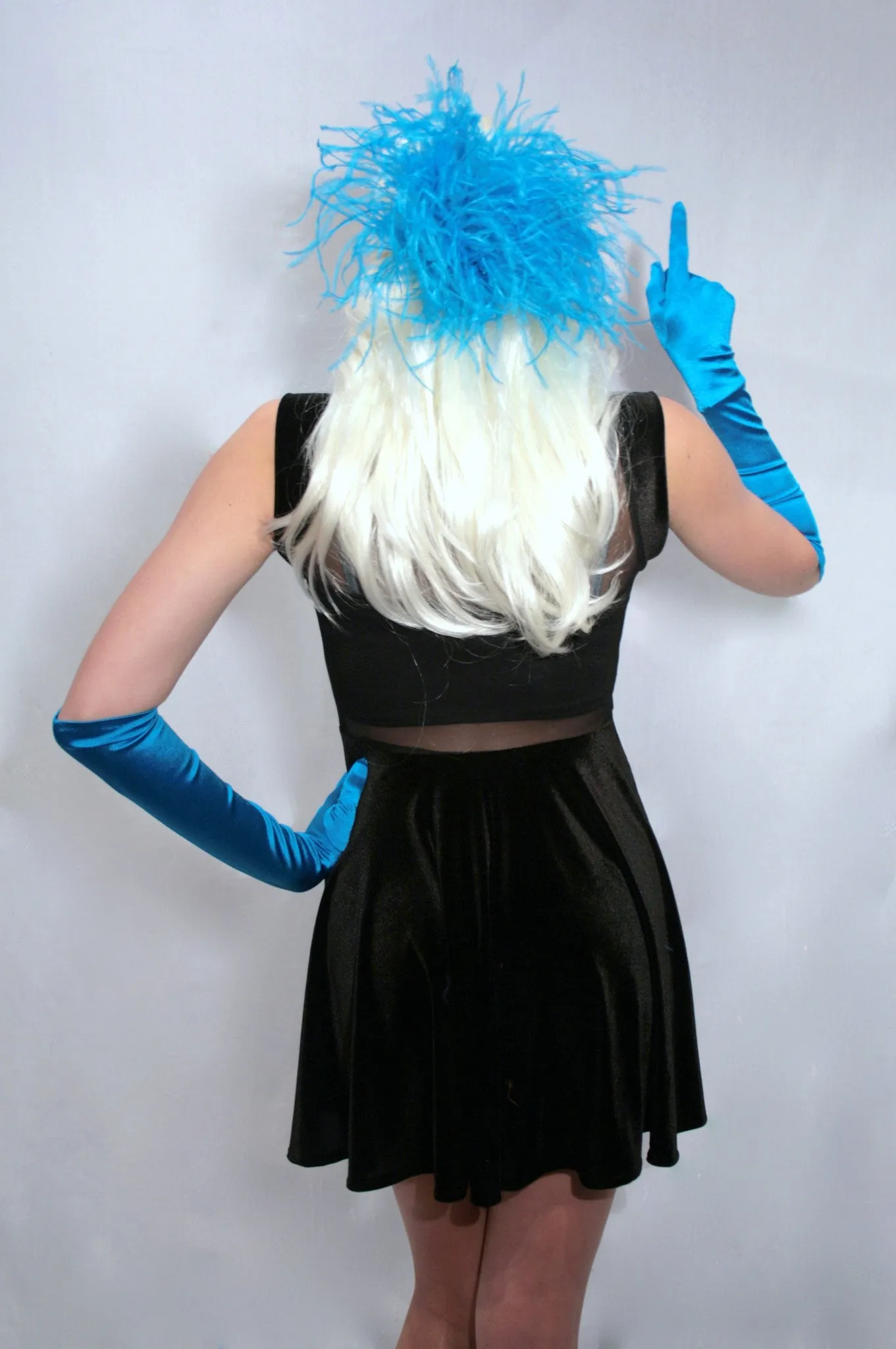 Satin Elbow Gloves