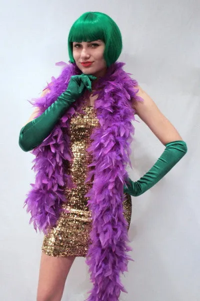 Satin Elbow Gloves