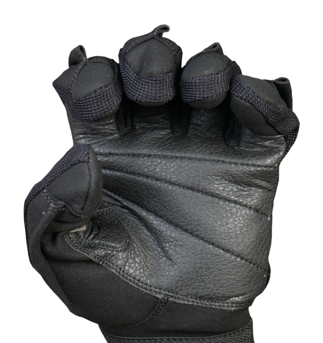 Schiek Platinum Series "Gel" Weight Lifting Gloves - Black - Full Finger