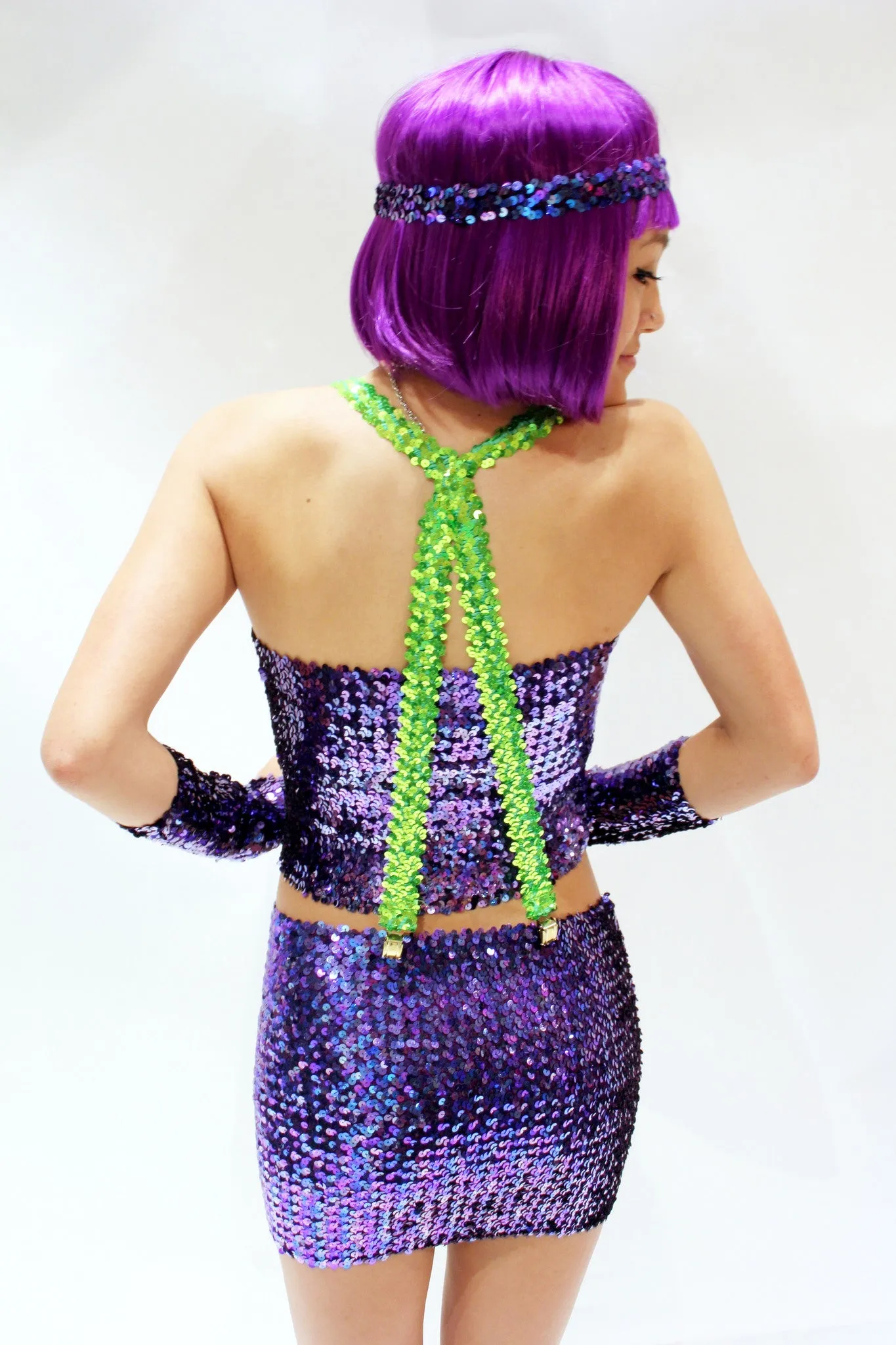 Sequins Suspenders