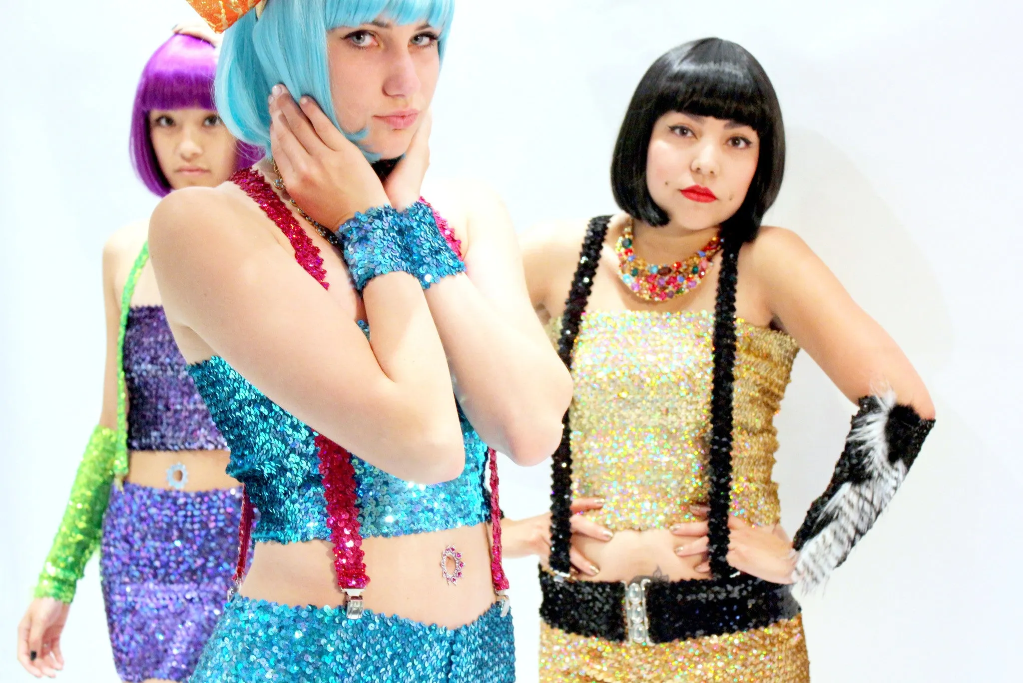 Sequins Suspenders