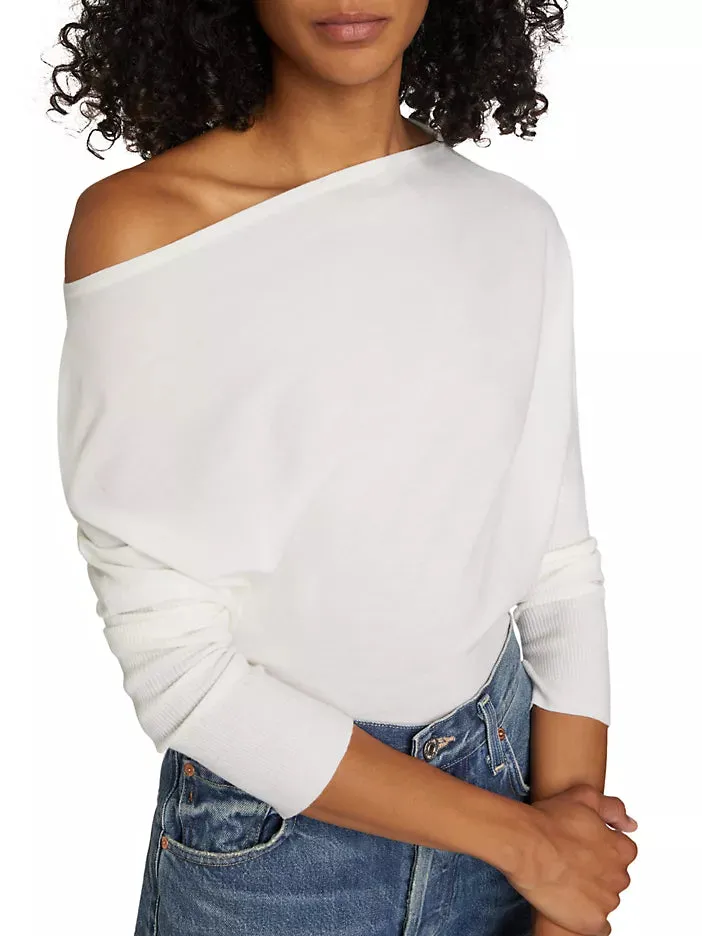 SIMKHAI LAVINA DRAPED OFF-SHOULDER TOP