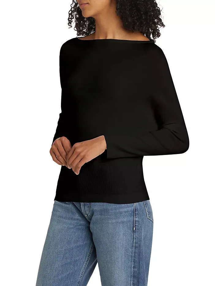 SIMKHAI LAVINA DRAPED OFF-SHOULDER TOP
