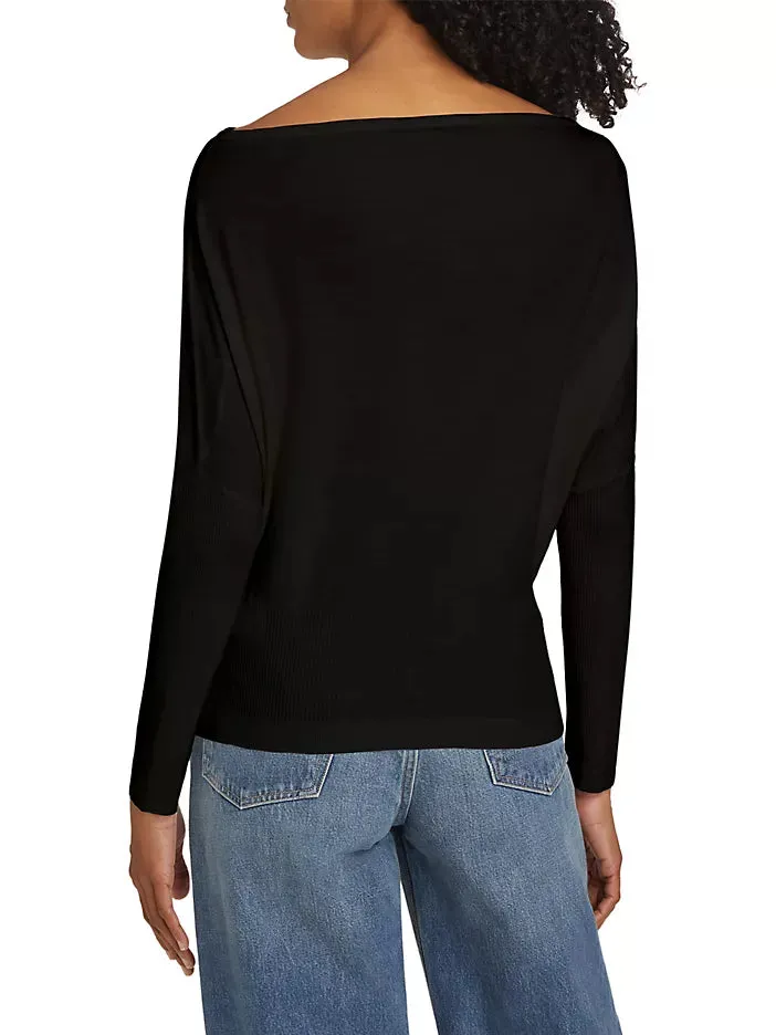 SIMKHAI LAVINA DRAPED OFF-SHOULDER TOP