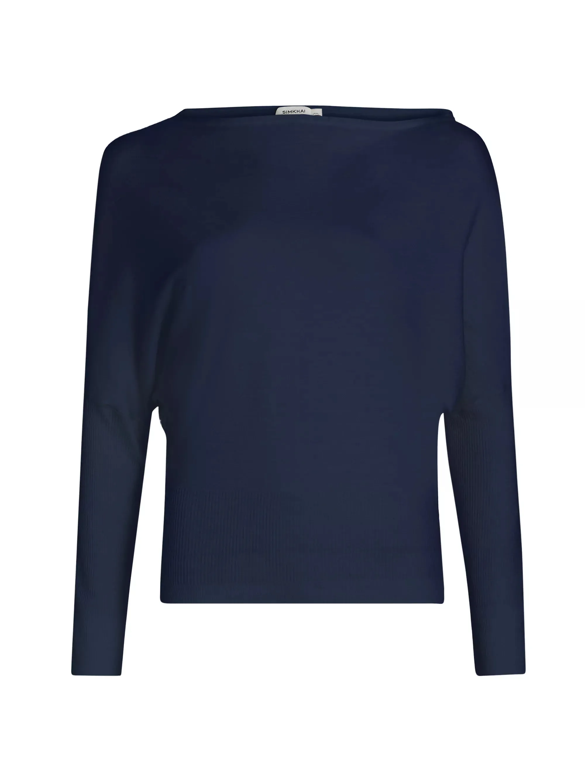 SIMKHAI LAVINA DRAPED OFF-SHOULDER TOP