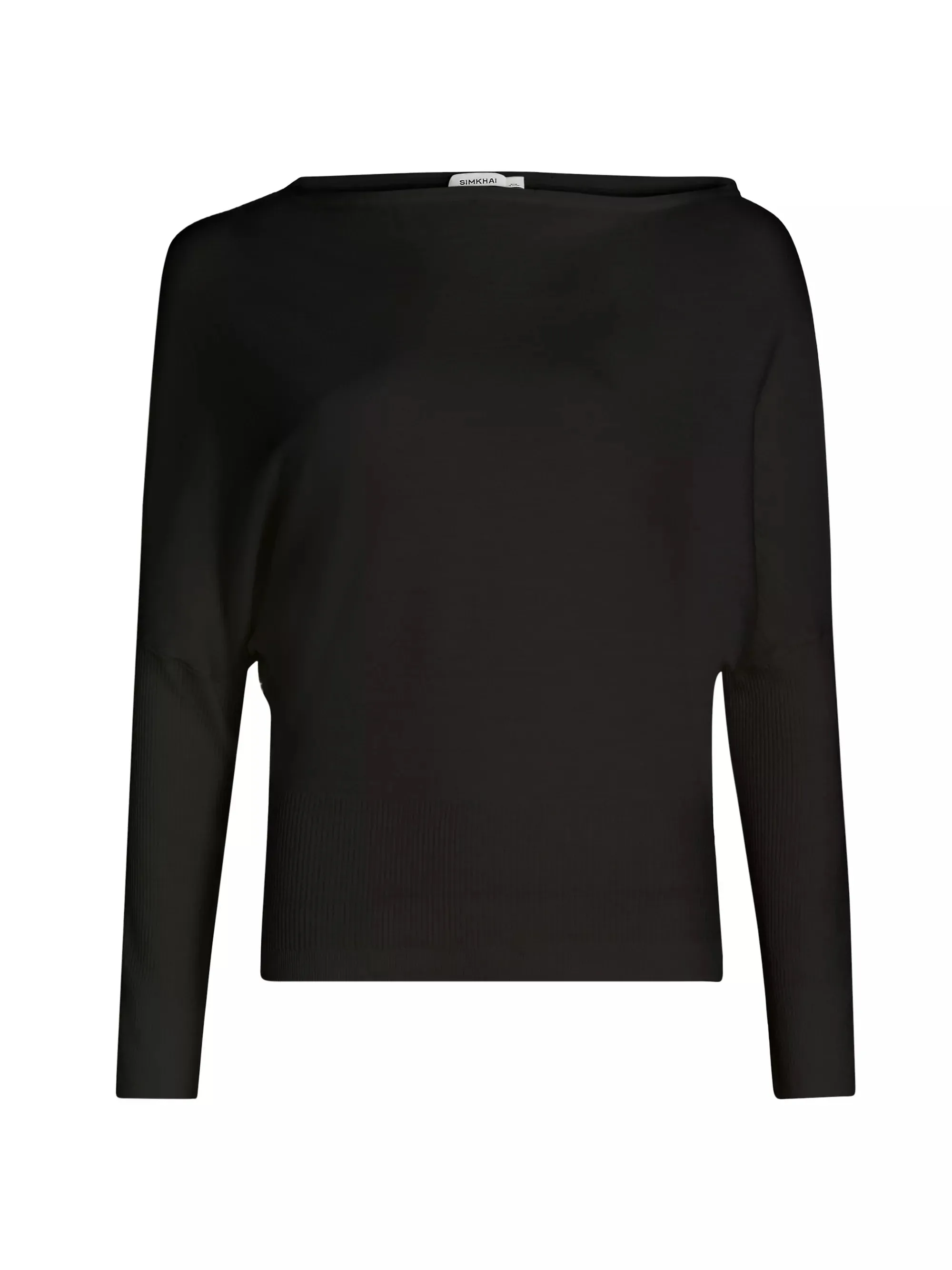 SIMKHAI LAVINA DRAPED OFF-SHOULDER TOP