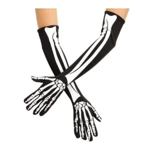 Skeleton Opera Gloves