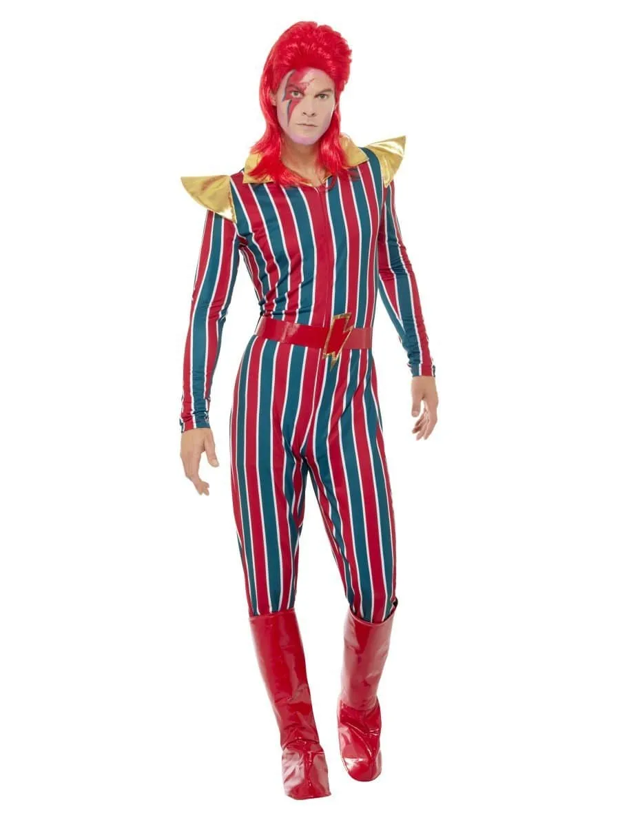 Space Superstar Multi-Coloured Adult Costume for Men