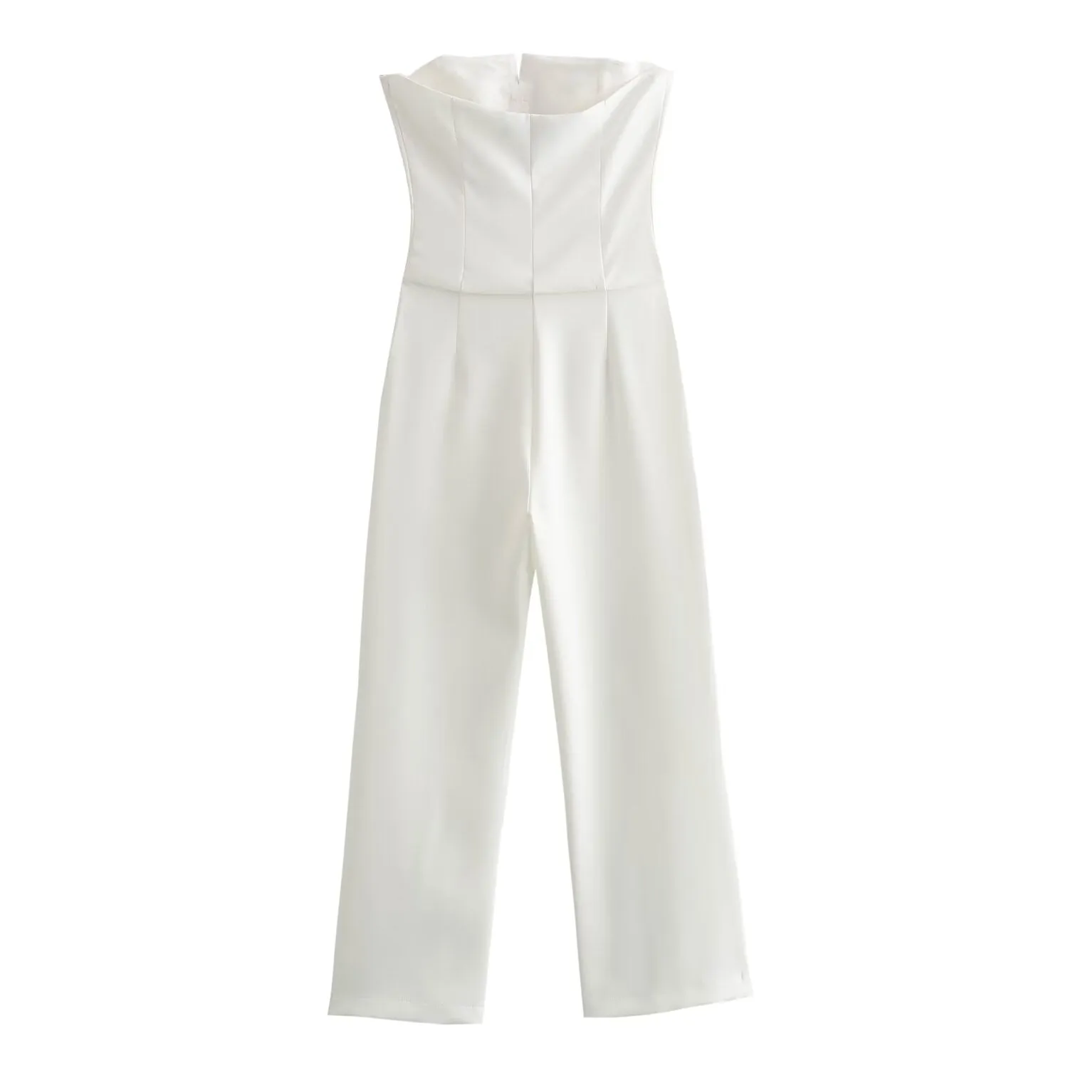 Strapless Bow Jumpsuit