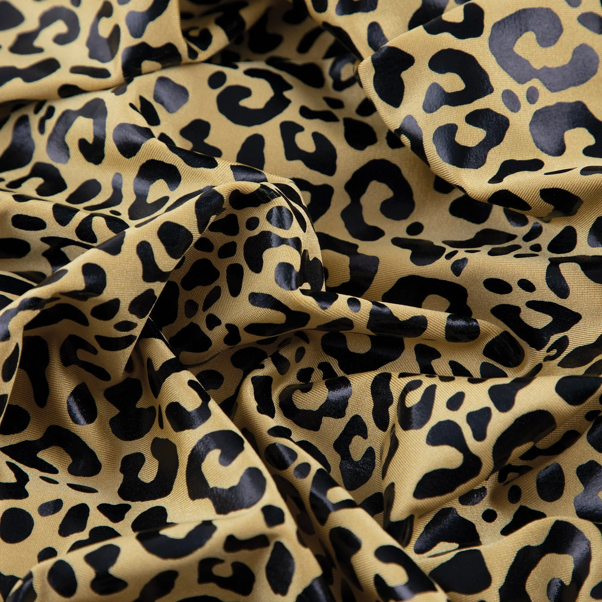 Stretch Fabric, Metallic Cheetah