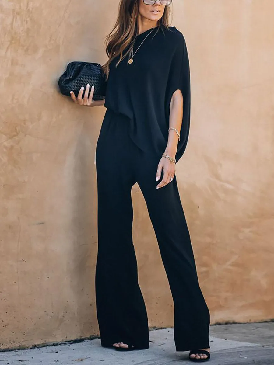 Stunncal Sexy Strapless Loose Jumpsuit