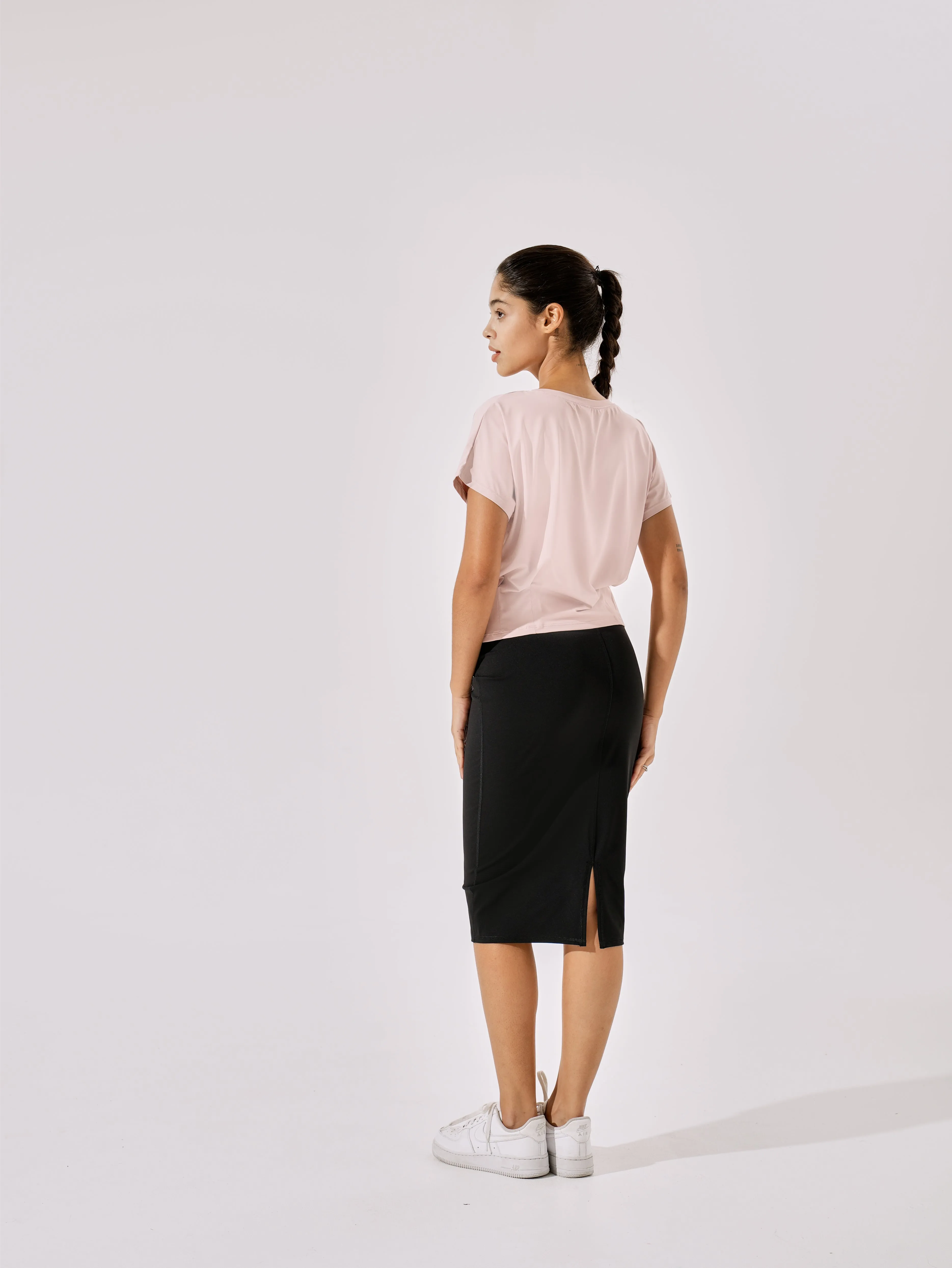 Tangs Display - Cooling, Buttery Soft & Stretchable Wellbeing Pencil Skirt