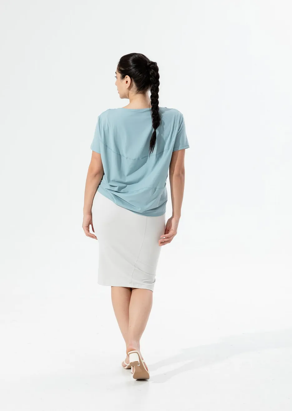 Tangs Display - Cooling, Buttery Soft & Stretchable Wellbeing Pencil Skirt