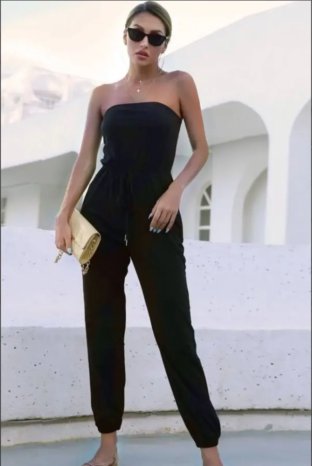 THE MIA STRAPLESS JUMPSUIT