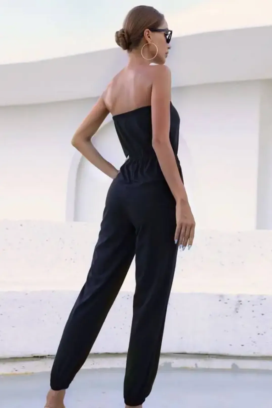 THE MIA STRAPLESS JUMPSUIT
