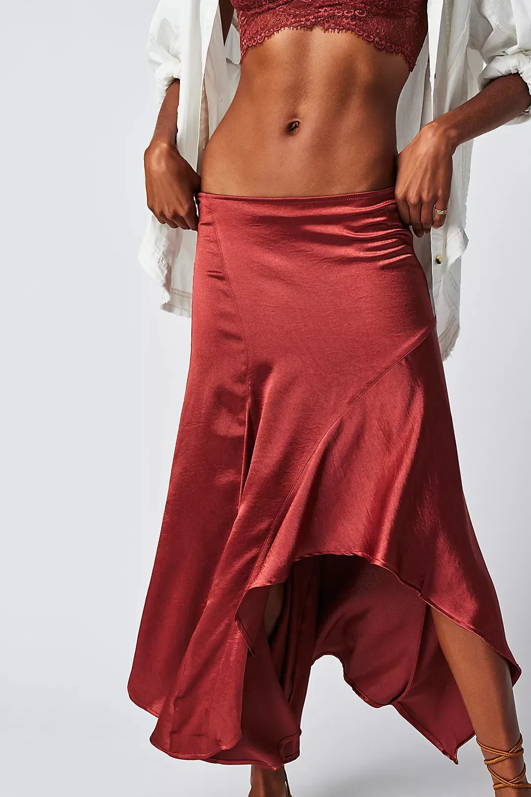 The Sunrise Asymmetrical Skirt by Free People