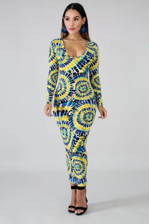 Tie-Dye Goddess Dress