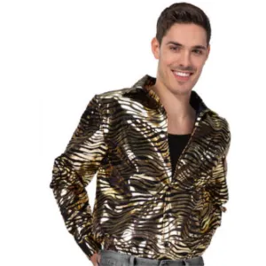 Tiger Print Disco Shirt