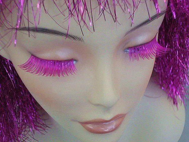 Tinsel Pink False Eyelashes Pink