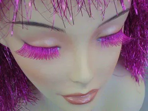 Tinsel Pink False Eyelashes Pink
