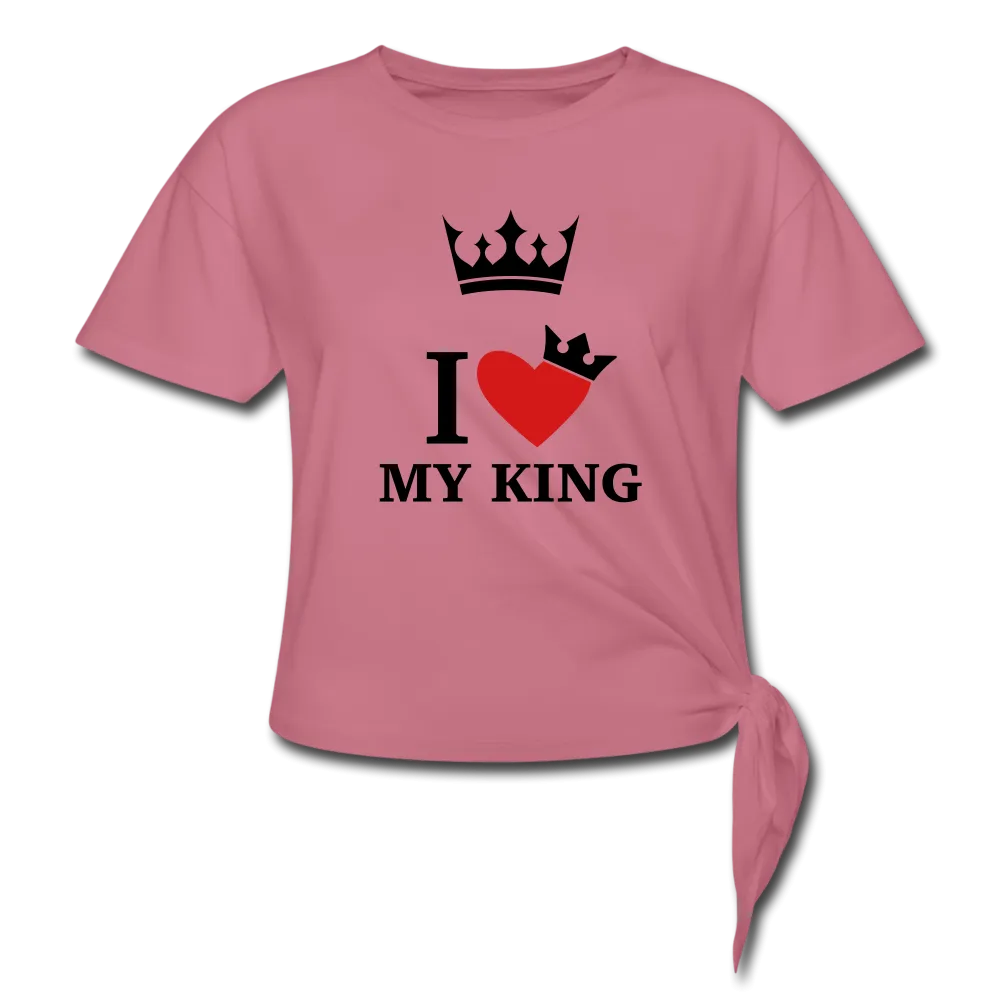 Valentine’s Women's Knotted T-Shirt