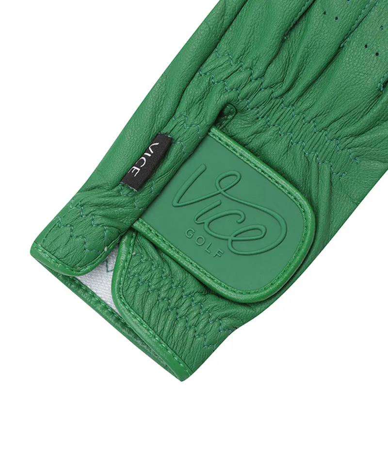 Vice Golf Atelier Women's Logo Gloves (BOTH HANDS) - Green