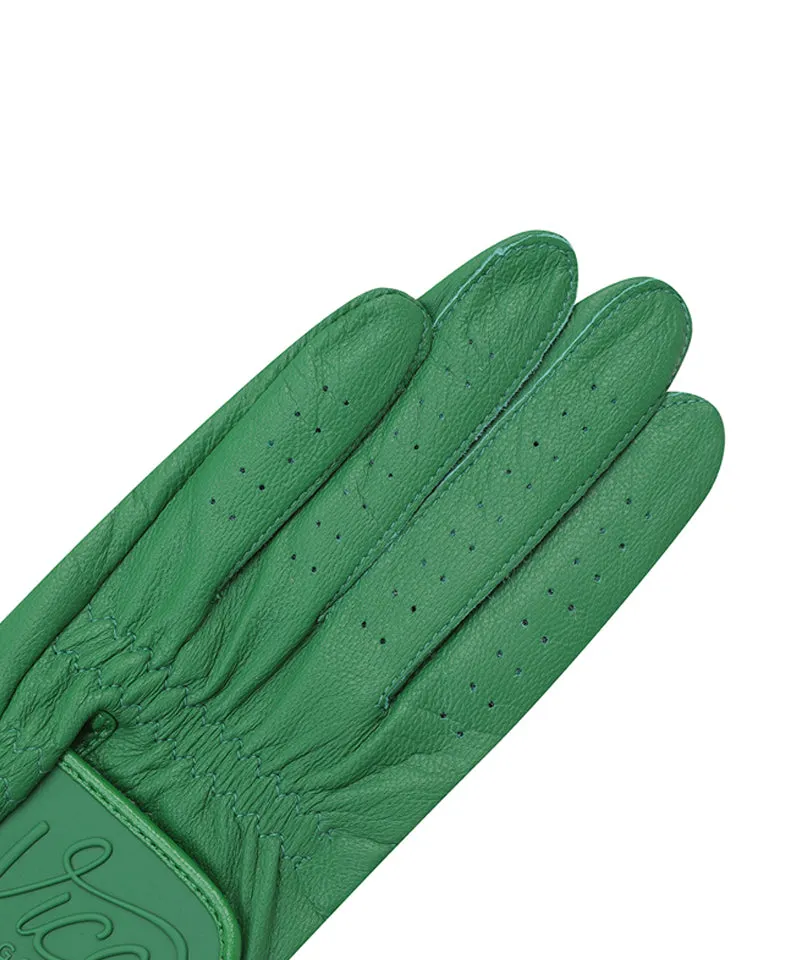 Vice Golf Atelier Women's Logo Gloves (BOTH HANDS) - Green