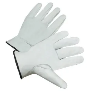 West Chester 991K Series Drivers Gloves, Medium, White, 991K/M