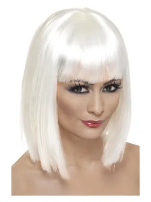 White Glam Wig