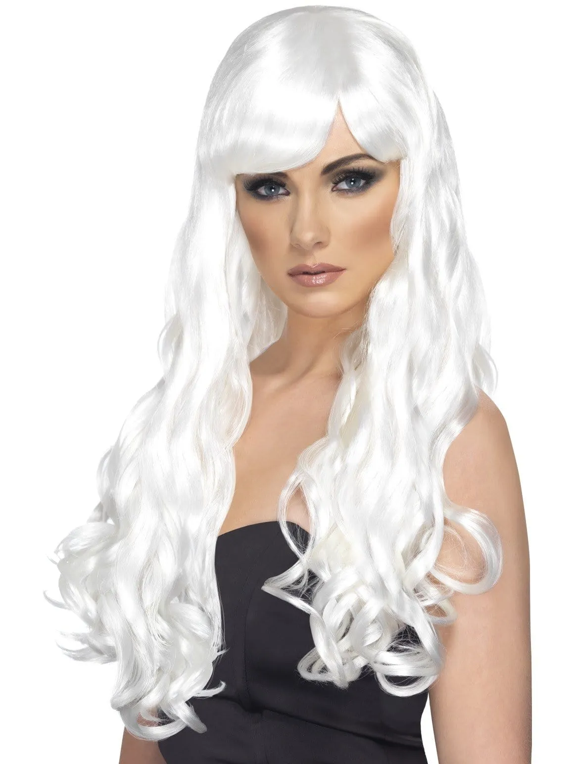 White Long Wig Disco