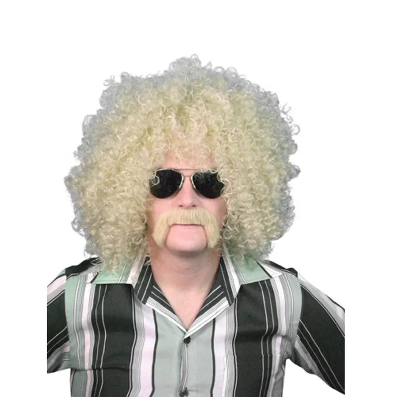 Wig- Blonde Loose Curl Afro 13''