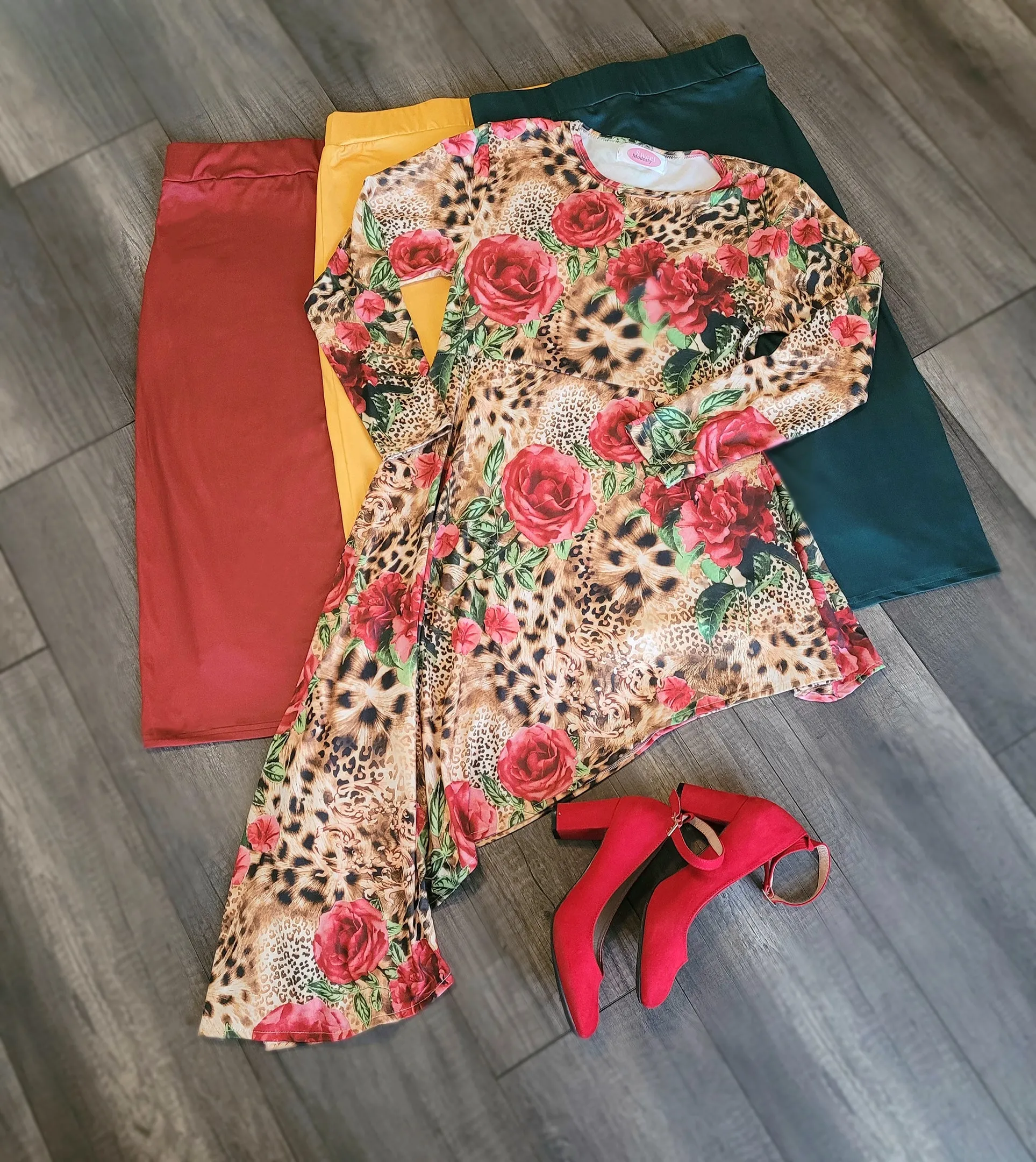 Winter Floral Adelaide Tunic