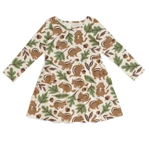 Winter Water Factory - Madison Dress - Chipmunks Brown
