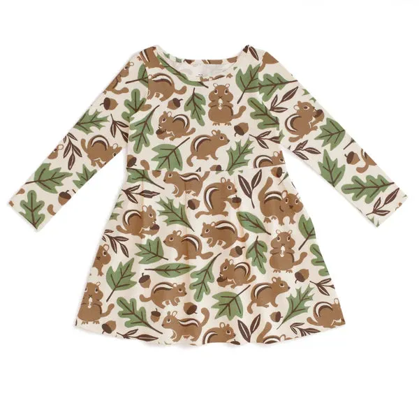Winter Water Factory - Madison Dress - Chipmunks Brown