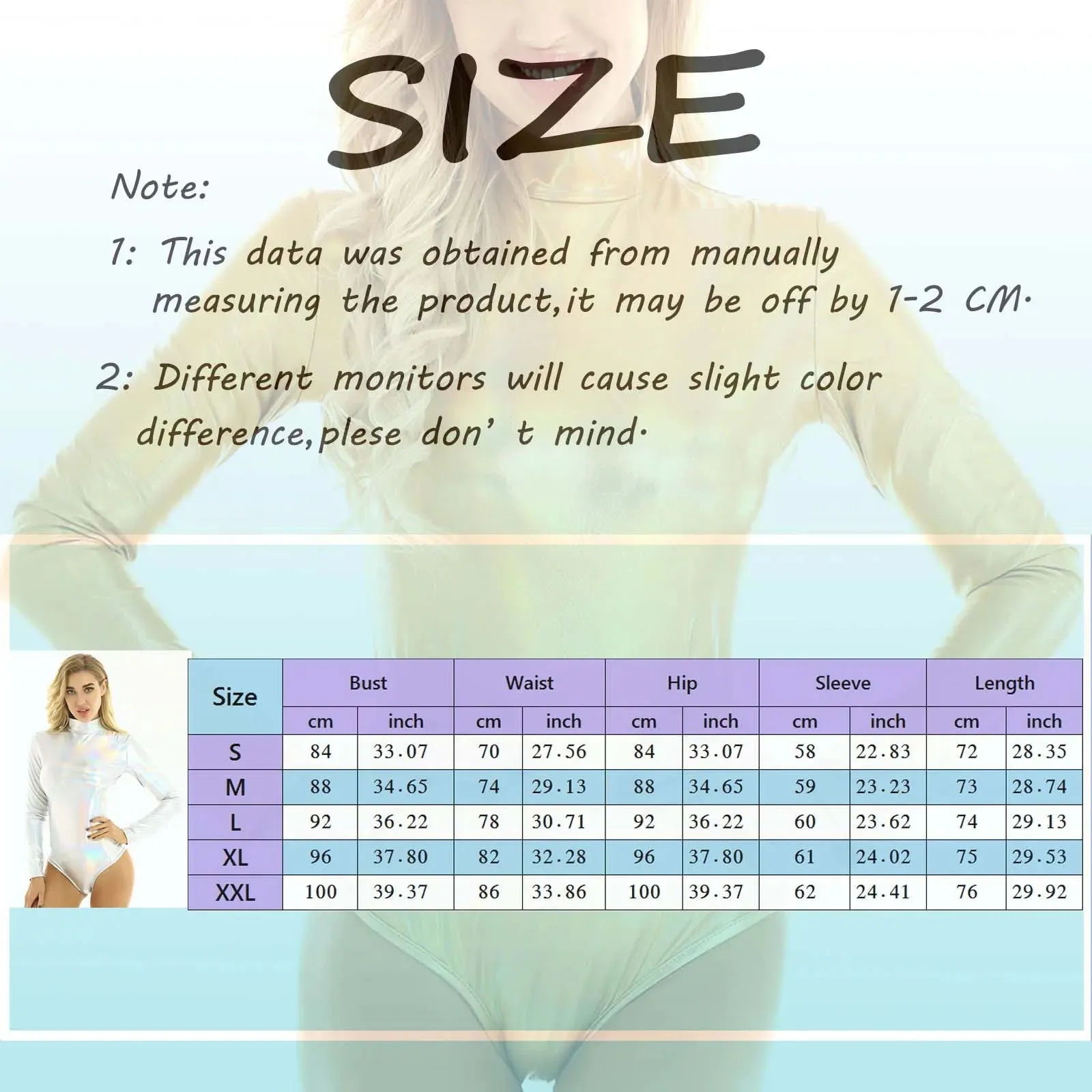 Women Shiny Metallic Jumpsuits 2025 PVC Leather Playuist High Neck Long Sleeve Bodysuit Nightclub Party Pole Dance Costume