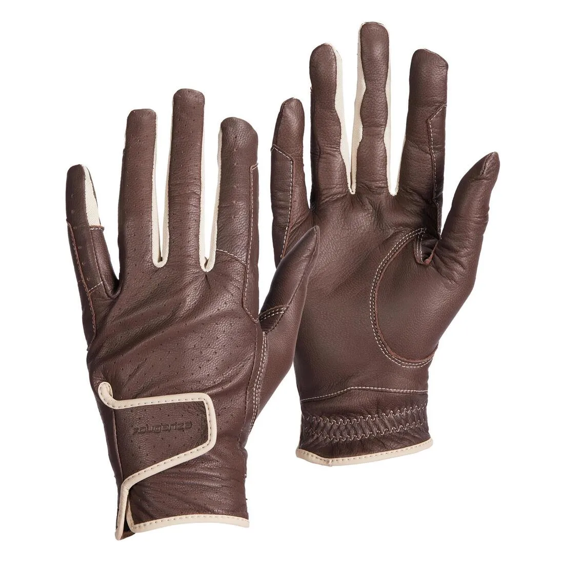 Women's Horse Riding Leather Gloves 900